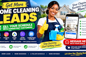 home cleaning leads commercial cleaning contracts janitorial lead facebook ads