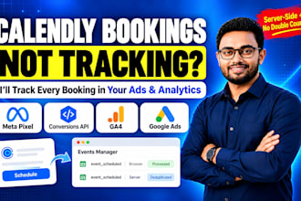 set up calendly conversion tracking with meta pixel, capi, ga4 and gtm