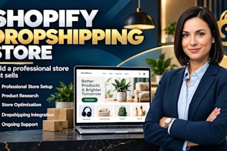 build and design a profitable shopify dropshipping store