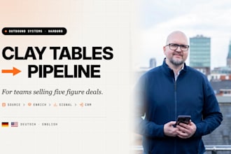 set up clay for signal based outbound and enrichment that reaches your crm