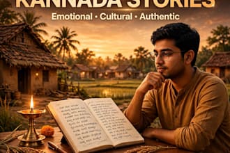 write original kannada emotional stories and moral kathegalu