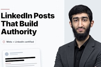 ghostwrite linkedin posts that build b2b authority