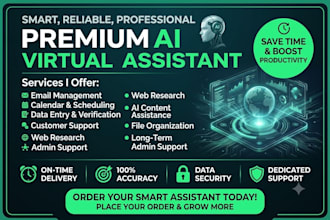 be your ai virtual assistant for admin and business tasks