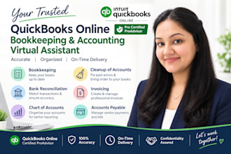 cleanup and reconcile your quick books online books