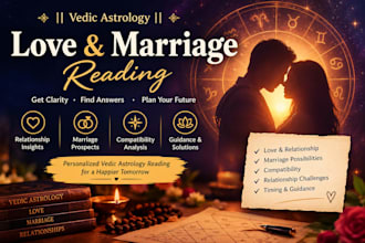 provide a vedic astrology reading for love and marriage