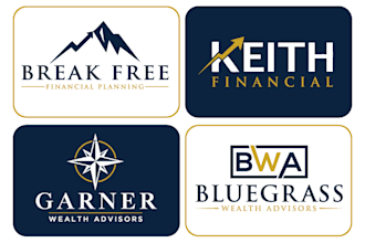 design a premium wealth management and financial logo