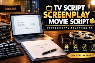 write your TV script, screenplay, or movie script