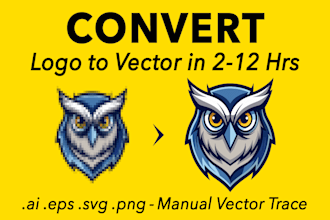 recreate your ai generated logo in vector