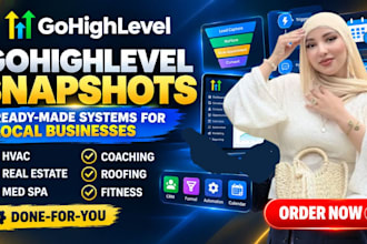 ghl snapshot, medspa snapshot, coaching snapshot, fitnes gym snapshot, snapshots