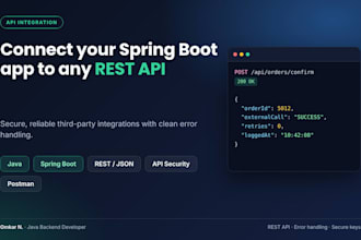 integrate third party apis in spring boot