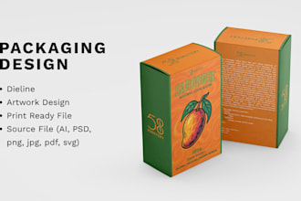create professional packaging design for your product
