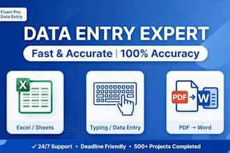 accurate data entry typing work pdf