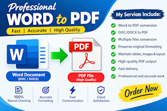 convert PDF to word and word to PDF