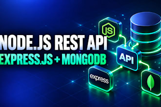 build a node js express rest API with mongodb