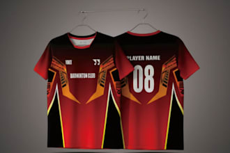 design professional sports jersey and esports gaming