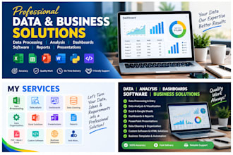do data processing data analysis dashboards and business solutions