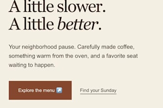 create a simple clean responsive website