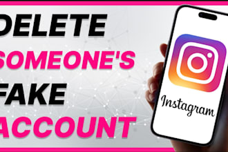 remove delete fake impersonating profiles account from instagram tiktok facebook
