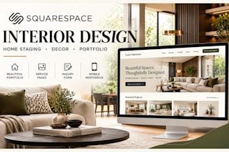 design squarespace interior design website home staging decorator website design