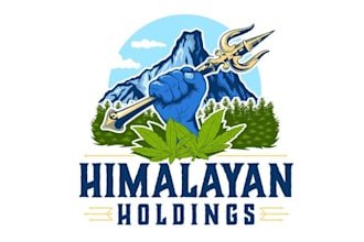 design cannabis hemp himalayan holdings logo