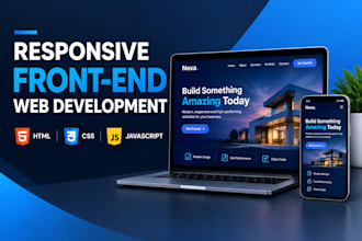 build a responsive front end website