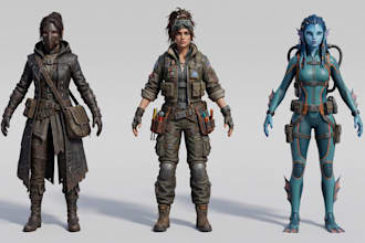 create custom 3d vrchat avatar, furry avatar, vrm model, rigging, optimization