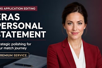 edit your eras personal statement for img residency applications within 24 hours