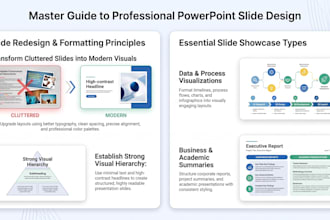 design an amazing powerpoint pitch deck presentation