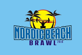 design exceptional nordic beach brawl logo