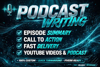 write your podcast show notes for SEO