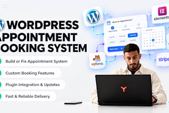 build or fix wordpress appointment booking system