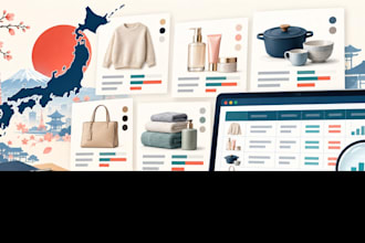 research japanese products and compare prices in google sheets