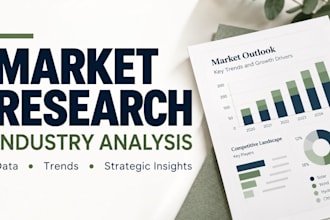 do industry and market research with data driven insights