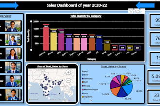 create professional power bi dashboards and reports