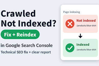 fix crawled currently not indexed error in google search console