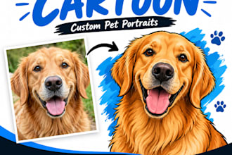 turn your pet into a cartoon