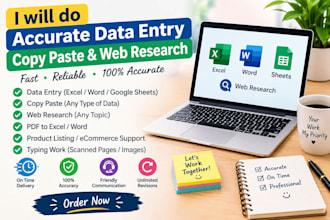 do accurate data entry