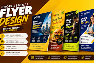 create flyers for business eventa, products and promotions