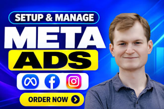 manage meta ads, facebook and instagram ads, setup campaigns for leads and sales