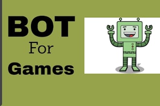 develop a custom video game bot, automation bot, roblox and anime game bot