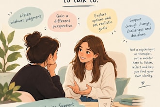 offer support guidance and safe space for open conversation