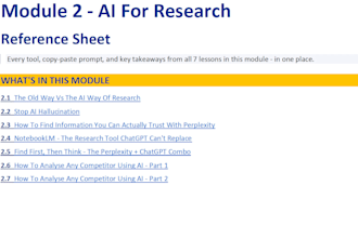 teach you to use ai for research, presentations and meetings