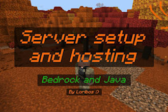 setup and host a minecraft bedrock server