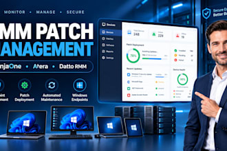 manage ninjaone atera datto rmm endpoint patching updates policies and devices