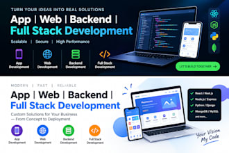 do app, web, backend development