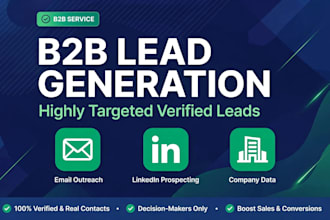 do b2b lead generation and linkedin email list