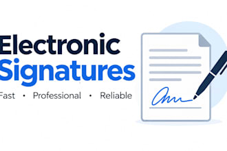 change handwritten signature to electronic signature