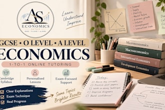 tutor igcse, o level and a level economics
