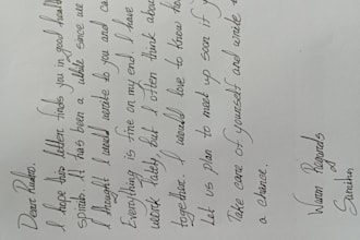 write aesthetic handwritten notes letters and cards