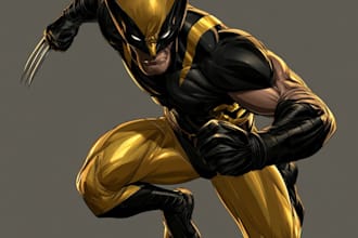 create powerful superhero character artwork